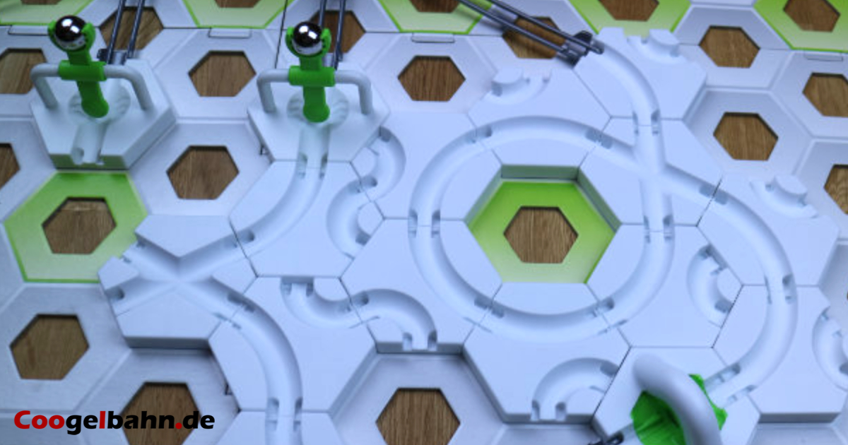 GraviTrax Bauanleitung: Die Rennstrecke für Kugelbahnrennen